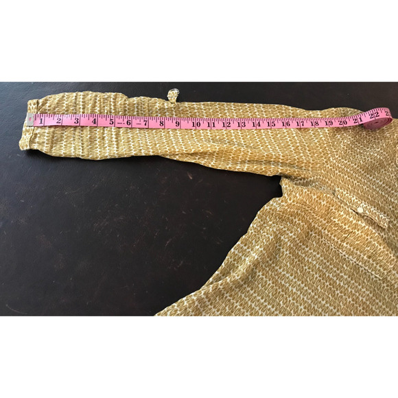 Anthropologie Holding Horses Tulipanes Roll-Tab Popover Blouse - Picture 9 of 11